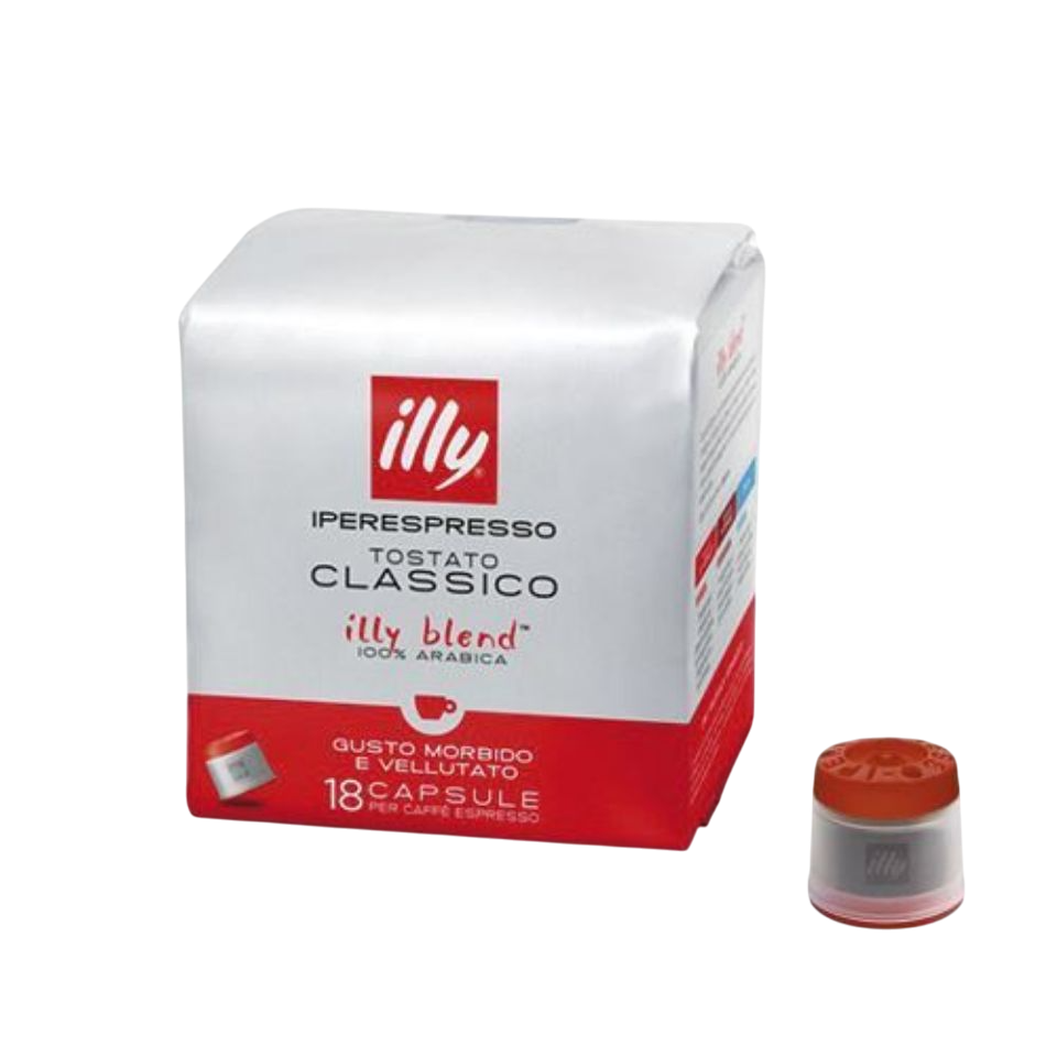 108 Cialde caffè Espresso Illy Iperespresso CLASSICO 100% Arabica Tostatura Media Rosse