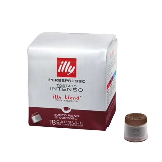 108 Cialde caffè Espresso Illy Iperespresso INTENSO 100% Arabica Tostatura Scura Nere