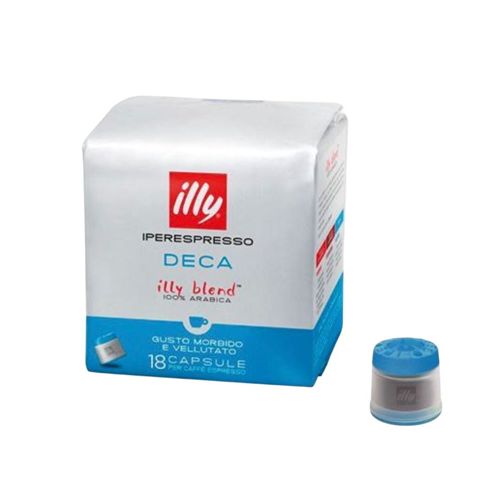 108 Cialde caffè Espresso Illy Iperespresso DECA 100% Arabica Decaffeinato