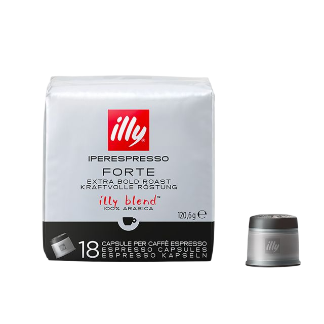 108 Cialde caffè Espresso Illy Iperespresso FORTE 100% Arabica