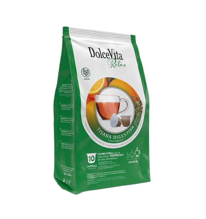 Dolce Vita Nespresso®* TISANA DIGESTIVA 10 Capsule