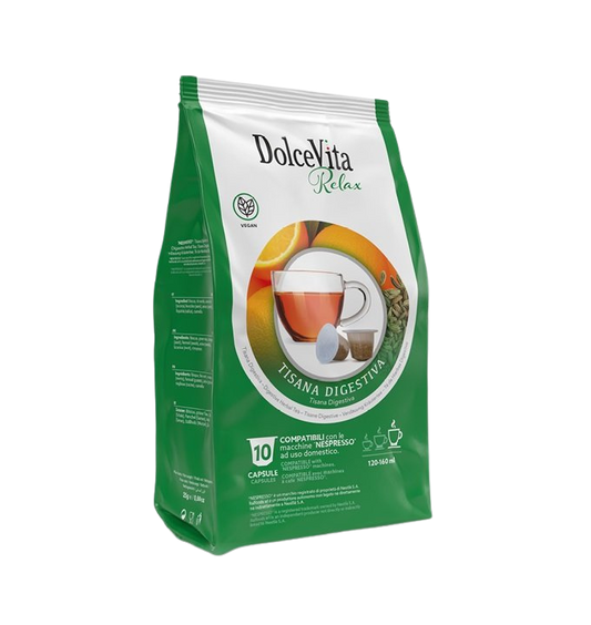 Dolce Vita Nespresso®* TISANA DIGESTIVA 10 Capsule