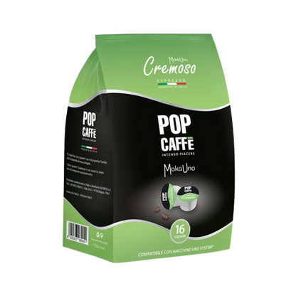 Pop Caffè 100 Capsule compatibili Illy Uno System ®*: Indesit ®, Maranello ®