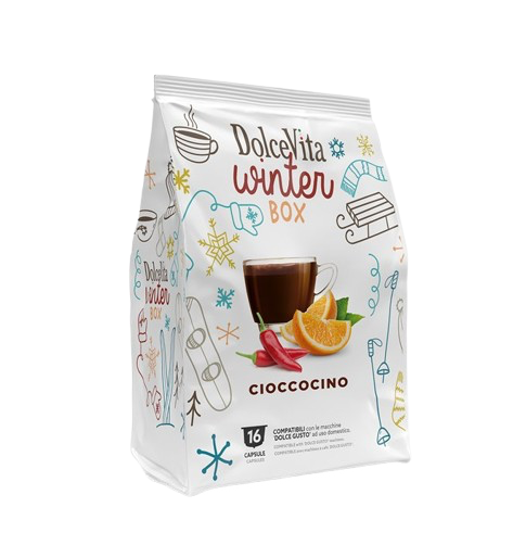 Dolce Vita Dolce Gusto®* CIOCCOLATO ALL'ARANCIA E PEPERONCINO 16 Capsule