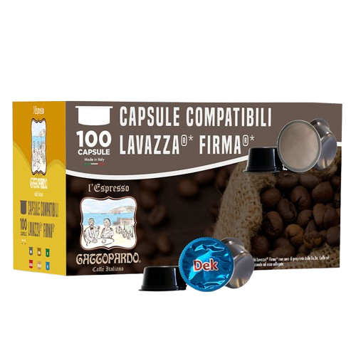 ToDa Gattopardo Dek 100 Capsule compatibili Lavazza Firma ®*