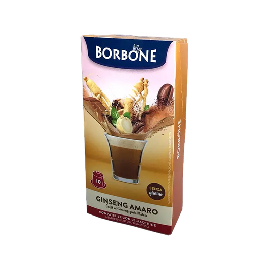 Borbone GINSENG SOLUBILE AMARO 10 CAPSULE COMPATIBILI NESPRESSO