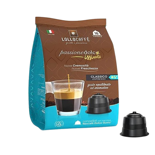 96 Capsule Lollo Caffè - Compatibili Dolce Gusto