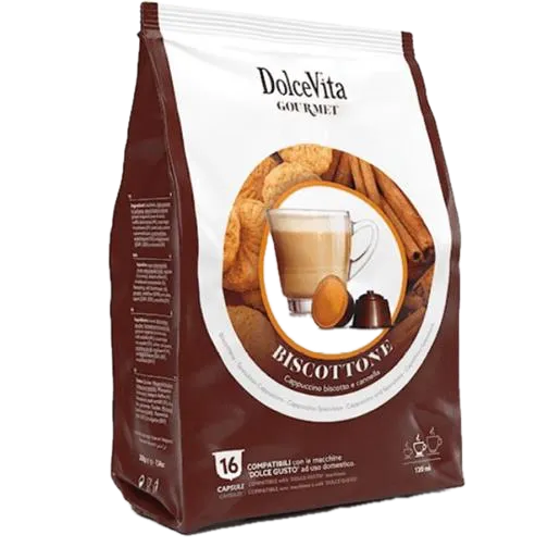 Dolce Vita Dolce Gusto®* BISCOTTONE 16 Capsule